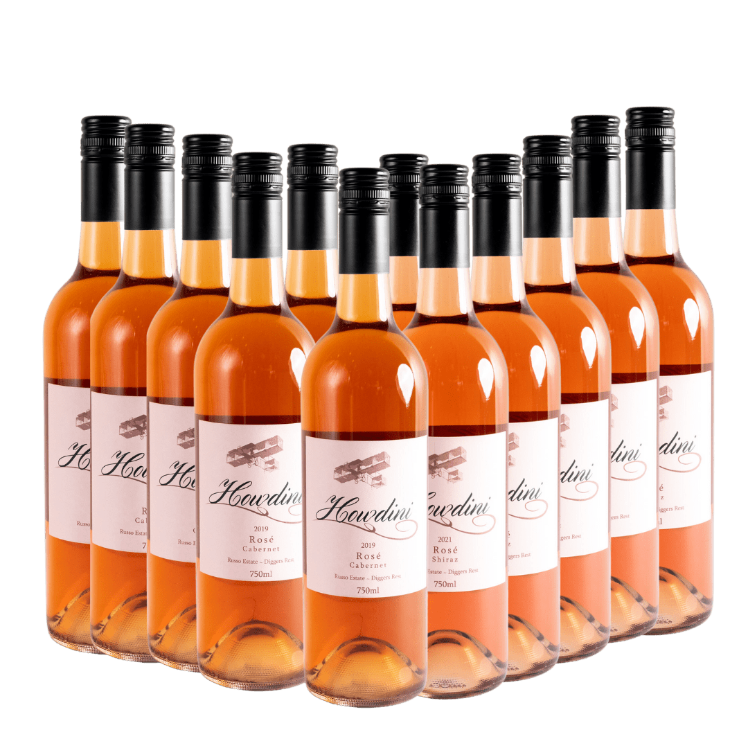 Greenleaf Rose Wine, 12 bottles of rose, front facing